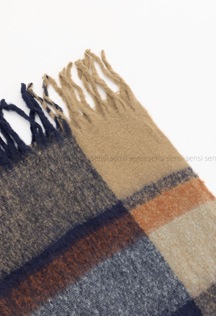 شال بافت پشمی موهری کد1005155